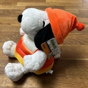 Snoopy Candy Corn Puffer Jacket